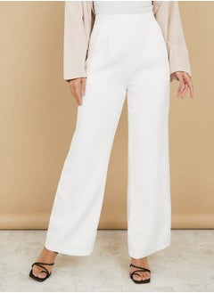 Buy High Rise Tailored Wide Leg Pants in Saudi Arabia