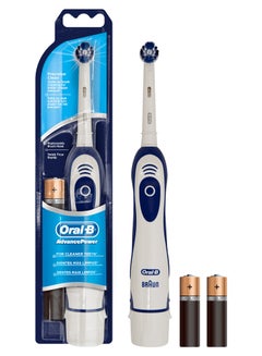 Buy Advance Power Battery Tooth Brush White in UAE