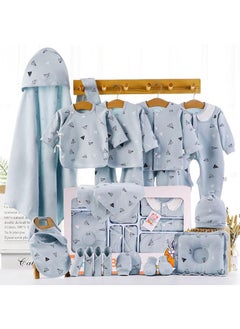 اشتري Baby Newborn Essentials Layette Gift Set With Box 22 Piece Baby Girl Boys Gifts Premium Cotton Baby Clothes Accessories Set Fits Newborn Baby Suit Set Cuddle Strap Bib Gloves Saliva Towel Pillow في الامارات