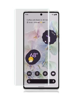 Buy Pixel 6 Pro Screen Protector UV liquid tempered glass full adhesive for Google Pixel 6 Pro 5G Glass film fingerprint unlock in UAE