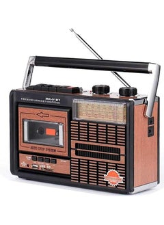 اشتري Classic style AC DC recorders and cassette players with AM FM EO radio في السعودية