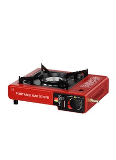 Buy Portable Camping Stove, Dual Fuel Stove with Butane & Propane Compatibility, Including Electronic Ignition, Brass Burner with Carrying Case, Suitable for Camping and Hiking, Emergency Cooking Stove in UAE