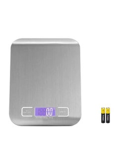 اشتري Digital Kitchen Scale Silver 55x71x6inch في الامارات