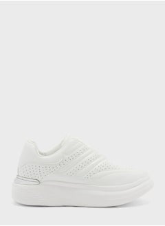 اشتري Sole Detail Textured Tonal Sneaker في الامارات