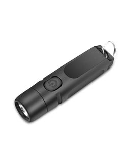 Buy 650 Lumens Rechargeable Keychain Flashlight, EDC Pocket Flashlight Mini Rechargeable Flashlight High Lumens Keychain Flashlight Pocket-Sized Flashlight for Camping Outdoors Emergency in UAE