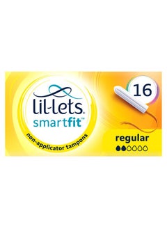 Buy Lil-Lets Non-Applicator Tampons (SmartFit) – Regular – 16 pack in UAE