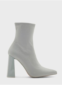 Buy Fitted High-Heel Ankle Boots in UAE