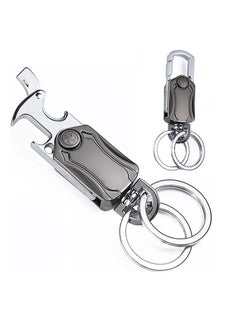 Buy Multifunction Heavy Duty Keychain, Mobile phone holder, Fidget Spinner, Bottle Opener, Carabiner Car Key Chains for Men and Women in UAE