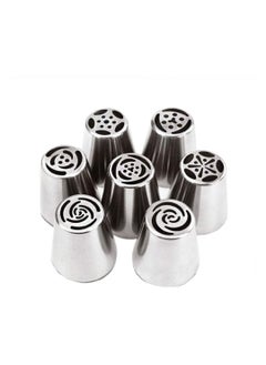 اشتري Russian Piping Tips Set - Stainless Steel Cake Decorating Tips في الامارات