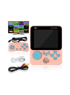 Buy G7 Ultra-thin Mini Retro Handheld Portable Game Console 3.5-Inch LCD Color Screen Built-In 666 Game with Inbuilt Speaker Connect with TV Gameboy Best Gifts for Kids Game Box (colour per as available) in UAE
