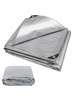 Buy KNP Silver Rain Cover Tarpaulin Sheet (60 x 60 feet) is a premium, heavy-duty protective covering designed for large-scale outdoor applications. in UAE