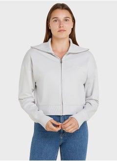 Buy Zip-Through Logo Sweatshirt in UAE