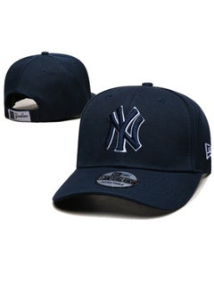 Buy New Era 9Fort New York Yankees Baseball Hat Duck billed Hat Pointed Hat Sun Hat Pure Cotton Men's and Women's Hat Baseball Outdoor blue in UAE