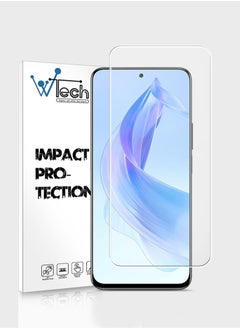 Buy Premium Series Curved Edges 9H 2.5D Tempered Glass Screen Protector For Honor 90 Lite 5G 2023 Clear in UAE