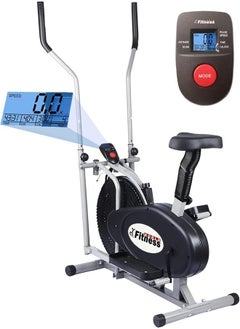 Buy Orbitrac exercise bike, an elliptical exercise bike equipped with a smart LCD screen to measure the pulse from the hand in Saudi Arabia