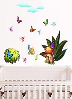 Buy Decorative kids room sticker - fairies in their wonderful world (100x50cm) in Egypt