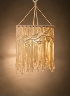 Buy Macrame Hanging Lantern,Boho Pendant Lamp,Tassel in Egypt