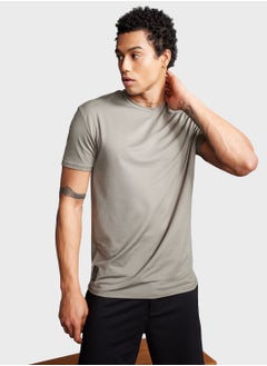 Buy Defactofit Standard Fit Crew Neck Short Sleeve T-S in UAE