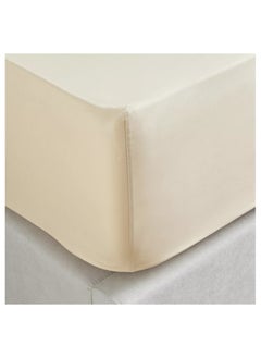 اشتري Eternity Cotton Percale 325 Thread Count Full Fitted Sheet - 120x200 cm في السعودية