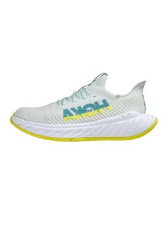 اشتري 【School season】HOKA ONE ONE Carbon X3 Sneakers White/Green في السعودية