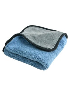 Buy Double-Sided Car Microfiber Towel Washing Cleaning And Drying Reusable Cleaning Cloth 40x30 CM in Saudi Arabia