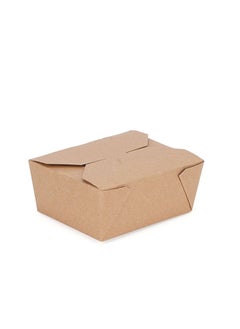 اشتري 5-Pieces Kraft Pe Take Away Box 32Oz في الامارات