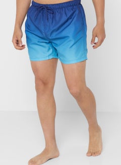 Buy Mens Dip Dye Printed Swim Shorts in UAE