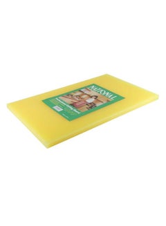 Buy Plastic Cutting Board Yellow 50 cm in UAE