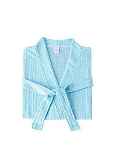 Buy Fashion Waffle Weave Bathrobes, Couple Robes, Kimono Robes with Soft Shine Pockets Bathrobes Bathrobe Pajamas Bath Towels, Bathroom, Resort Hotel Spa, Great for After Shower or Swim in Saudi Arabia