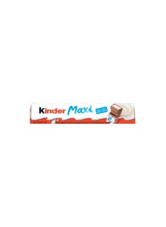اشتري Kinder Maxi Milk Chocolate Bars With Milky Filing Individually Wrapped Bars 21g في الامارات