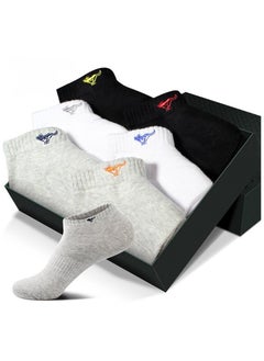 Buy 6 Pairs Of Boxed Men's Breathable Sports Boat Socks in UAE