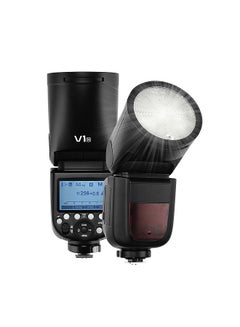 Buy V1N Professional Camera Flash Speedlite Speedlight Round Head Wireless 2.4G Fresnel Zoom for Nikon D5300 D750 D850 D7100 Z7Cameras Camcorder for Wedding Portrait Studio Photography in UAE