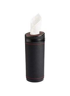 Buy Car Tissue Tube Cylinder Tissue Box Diameter 275'' PU Leather Round Tissues Container for Car Cup Holder Up to 30 Count Tissue in Saudi Arabia