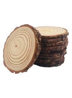 Buy A wooden coaster in the shape of a tree trunk for hot cups and also for dishes. It can be used as decoration on your desk or in your home. A set of 4 pieces inside a box. in Egypt