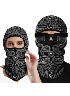 Buy Cycling helmet liner neck cover breathable sunscreen elastic running cycling cap with mask in UAE