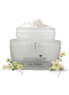 Buy Whiteglow Skin Whitening And Brightening Gel Crème Spf-25 Pa+++ 40Gm in UAE