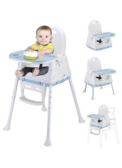 Buy Baby Portable Feeding Chair With Dining Tray With Height-Adjustable, 3 Months To 4 Years in UAE