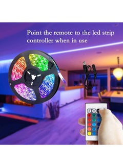 اشتري LED Strip light RGB 5050 5m 300 led with Remote Control في الامارات
