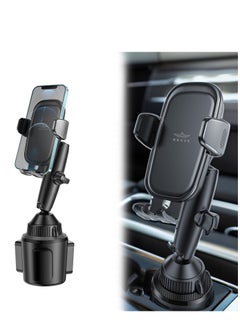 Buy Upgraded Phone Mount for Car Cupholder, Multi-Pivots Transmission Shaft Long Neck Solid Cup Holder Phone Mount for Car Truck Golf Cart Compatible with All Phones iPhone Thick Case Friendly in UAE