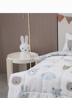 Buy Ron Liam 2-Piece Frenemy Toddler Cotton Comforter Set 140 x 100 cm in UAE