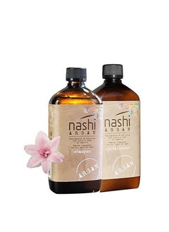 Buy Nashi Argan Shampoo and Conditioner Set for all Hair Types 400ml in UAE