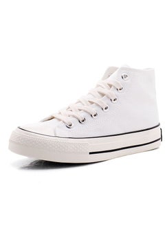 Buy Classic All Star Sneakers White Cloth Shoes in Saudi Arabia