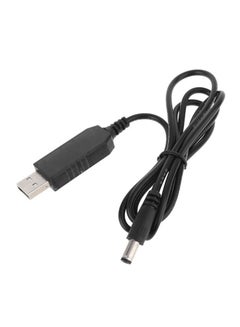 Buy USB Power Cable to Adapter Jack 5.5 x 5.2mm 5V to 12V (Power Bank Router Power Cable) in Egypt