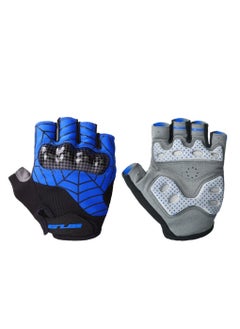 Buy ONE PAIR GUB S038 Bicycle Gloves Anti-collision Strengthening Glove for Outdoor Cycling Electric scooter(BLUE) in UAE