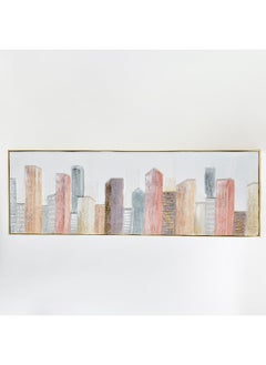 اشتري Walmer 3D Skyline Framed Wall Art 152 x 52 x 4.5 cm في الامارات