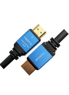 Buy Tortox 4K 60Hz Ultra HD HDMI 2.0 Cables (5M), 18Gbps, Supports 3D, Ethernet,1080P, Gold Plated Plug with Aluminum Shell Body For TV, Play Station, Computer, Monitor, Projector in UAE