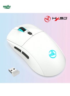 Buy HXSJ 1pc 2.4G Wireless Mouse, 6 Buttons, Audio, Office/Gaming Mouse With Ergonomic Design, Breathing Light, 3600 DPI in Saudi Arabia