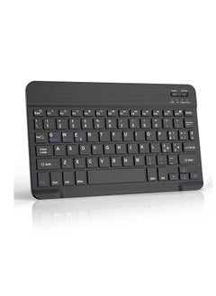 اشتري Bluetooth Keyboard for iPad, Samsung Tablet, iPad Air, iPad Pro, Lenovo, Huawei, Xiaomi iPad, Italian Keyboard for iOS/Android and Windows Devices with Bluetooth, Black في مصر