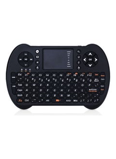 Buy USB Wireless Keyboard And Air Fly Mouse Remote Control 16.5x2.5x10cm Black in UAE