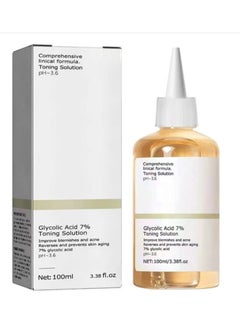 Buy Glycolic Acid 7% Exfoliating Toner 100ml, Toning Solution for Diminished Dullness and Fine Lines, Rejuvenate Your Skin (3.38 fl.oz) in UAE